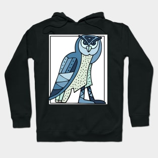 owl cubism Hoodie